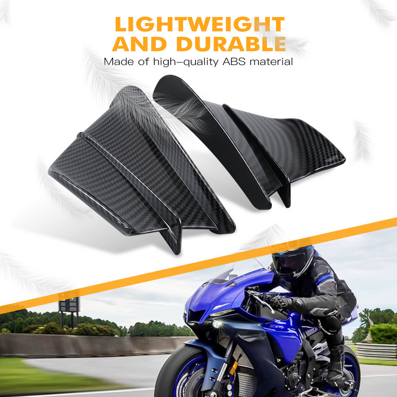Kit de aripi de curse de carenaj pentru motociclete Spoiler universal pentru BMW R1200GS R1250GS LC S1000R RR KTM YAMAHA R1 R3 SUZUKI DUCATI