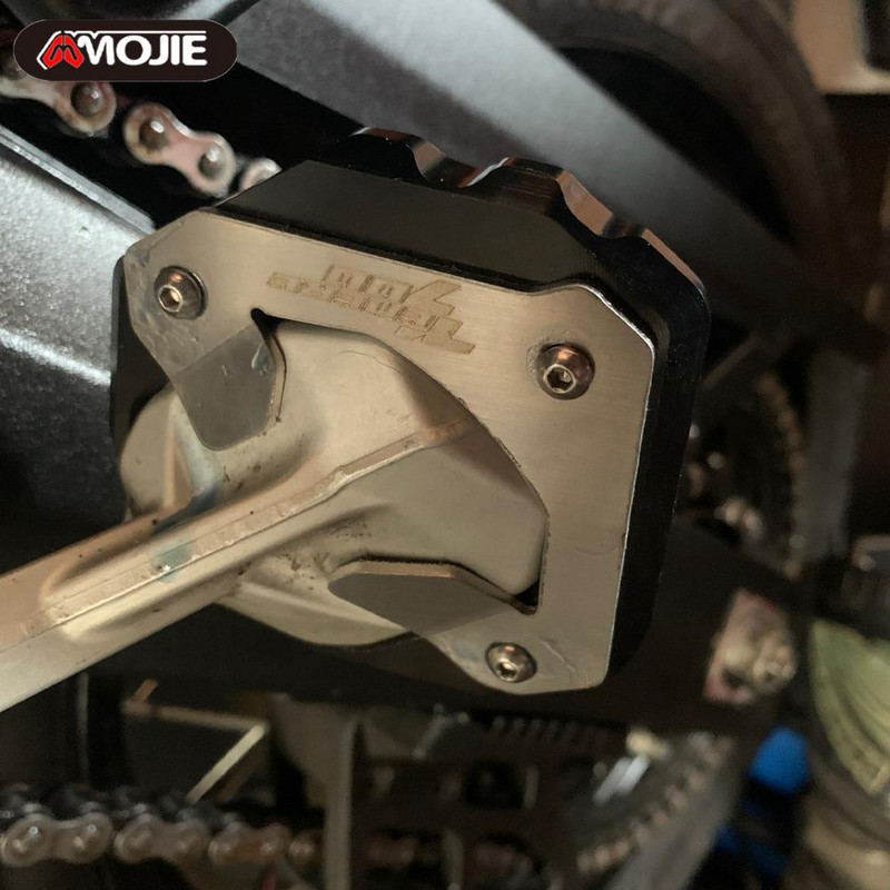 Motorkerékpár támasztó láb oldalsó állvány nagyító támasztólemez alátét Yamaha TENERE 700 TENERE700 2019 2020 2021 2022 2023-hoz