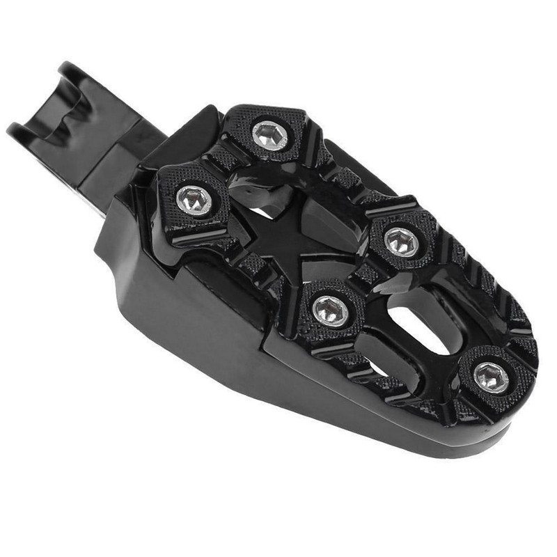 Univerzálne 2 ks 8 mm kovové opierky na nohy pre motocykle, opierky na nohy, pedál s pružinou, terénne moto doplnky na styling automobilov