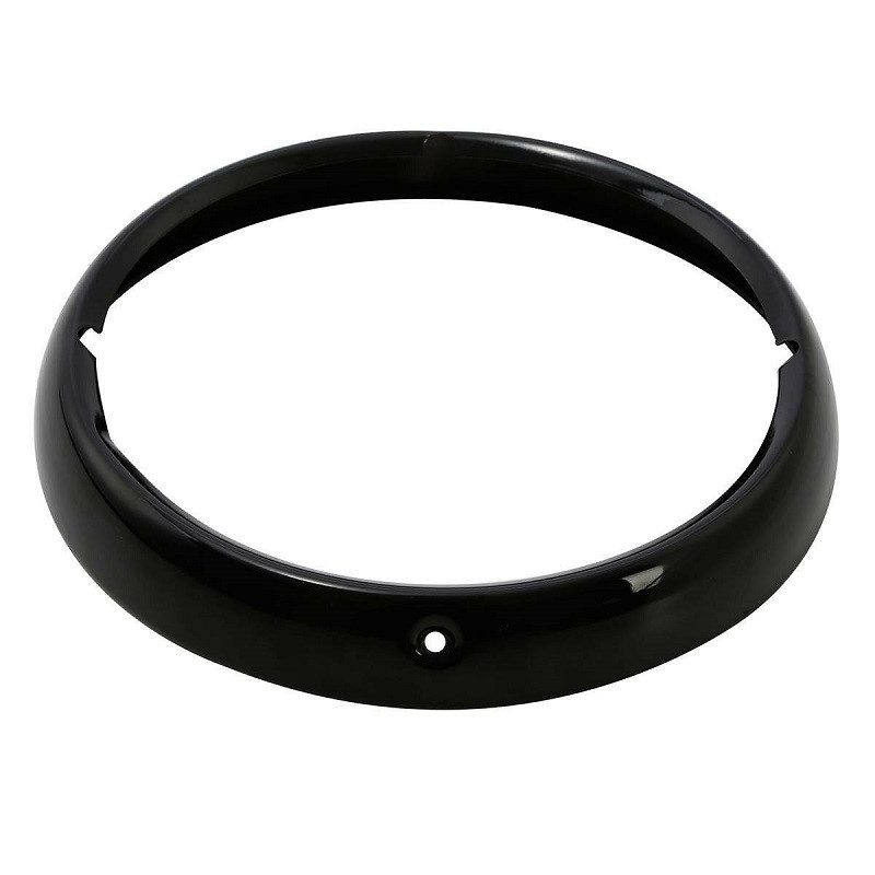 Motorkerékpár 7 hüvelykes fényszórók díszgyűrű króm fekete, kerek fényszóróház Tartozékok Harley Davidson Touring Road Kinghez