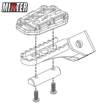 Billet Wide CNC Foot Pegs Педали Rest Footpigs за BMW F750GS F850GS G310GS R1200GS S1000XR R Nine T Scrambler R nine T Urban/GS