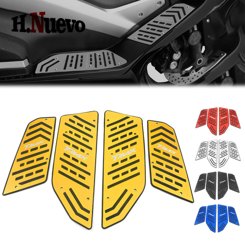 Yamaha Tmax560 Tech MAX TMAX 560 2019 2020 2021 TMAX530 SX DX tartozékokhoz Motorkerékpár lábtartó párna burkolat lábtámasz szőnyeg 4 DB