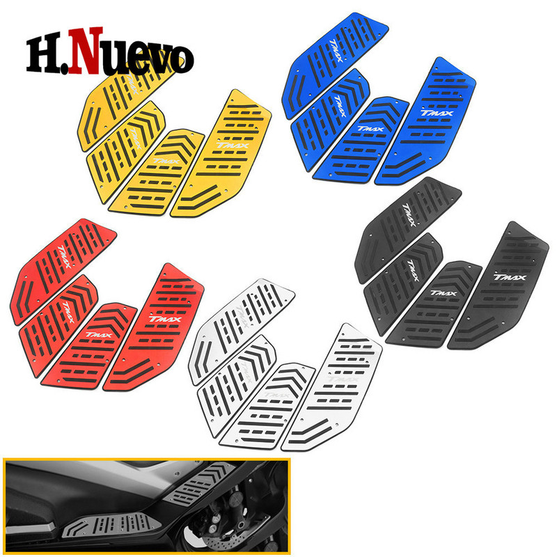 Yamaha Tmax560 Tech MAX TMAX 560 2019 2020 2021 TMAX530 SX DX tartozékokhoz Motorkerékpár lábtartó párna burkolat lábtámasz szőnyeg 4 DB