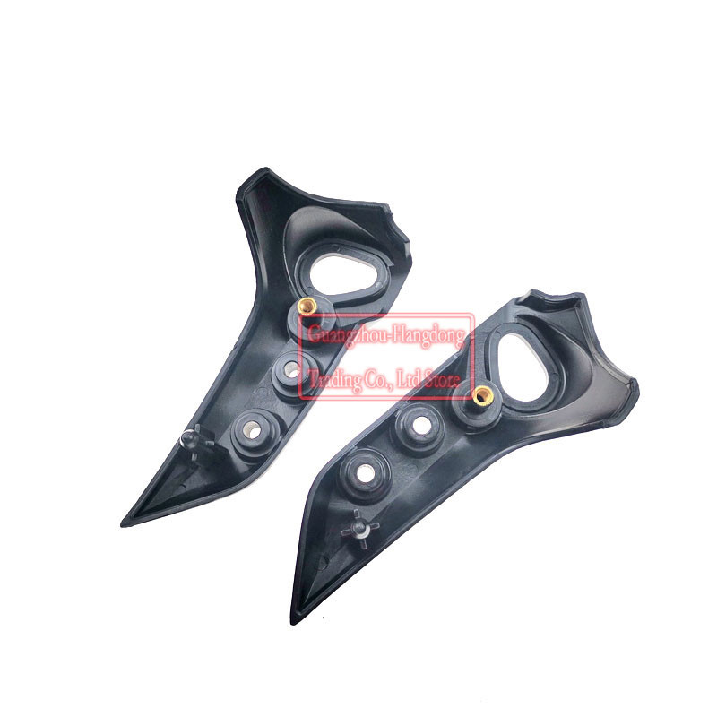 Skirta Yamaha FZ6-N FZ6N juodo priekinio žibinto kronšteino viršutinė pusė motociklo dalys plastikinės ir aliuminio 2004 2005 2006 2007 2008 2009 2010 m.