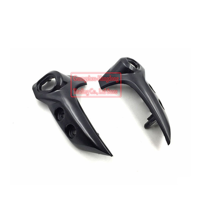 Skirta Yamaha FZ6-N FZ6N juodo priekinio žibinto kronšteino viršutinė pusė motociklo dalys plastikinės ir aliuminio 2004 2005 2006 2007 2008 2009 2010 m.