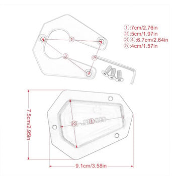 За Benelli TRK502X 752S BN600 BJ600 502C Мотоциклет CNC Kickstand Extension Pad Крак Странична стойка Плоча Аксесоари