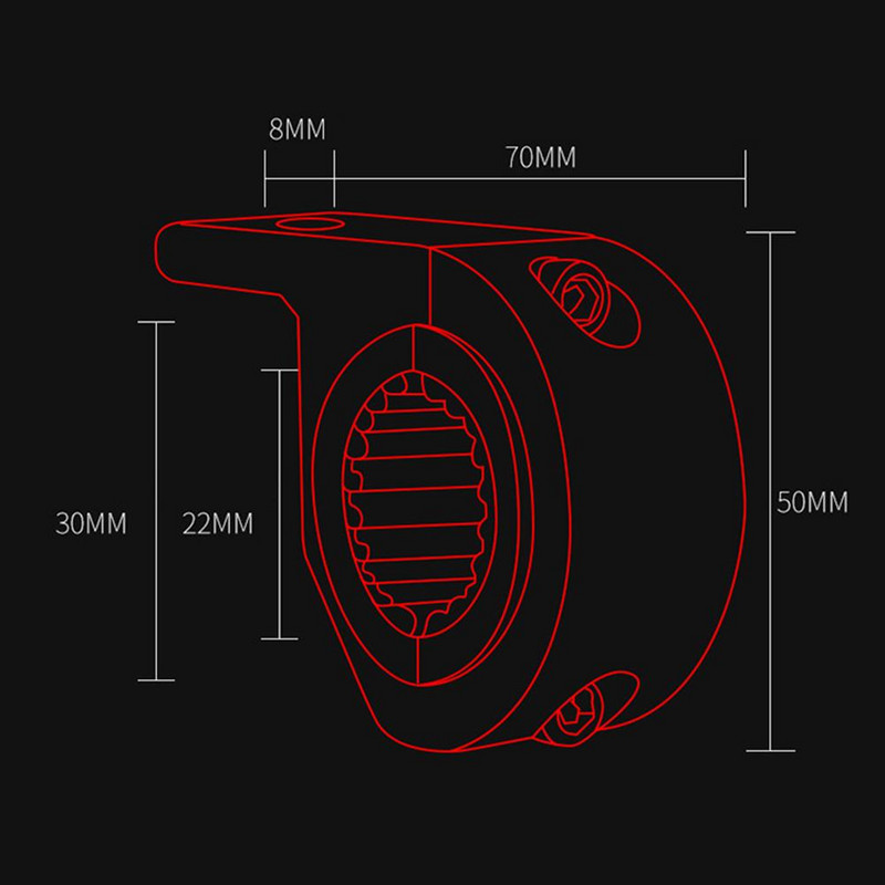 Svorky na LED svetlá pre motocykle, držiaky, súprava na upevnenie trubicových svoriek pre montáž hmlových svetiel na motocykel