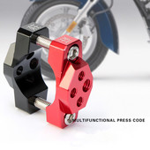 Univerzálny motocykel, bicykel, hliníkový reflektor, svetlomet, telefón, GPS, držiak riadidiel, svorka, pevný rám s čipmi