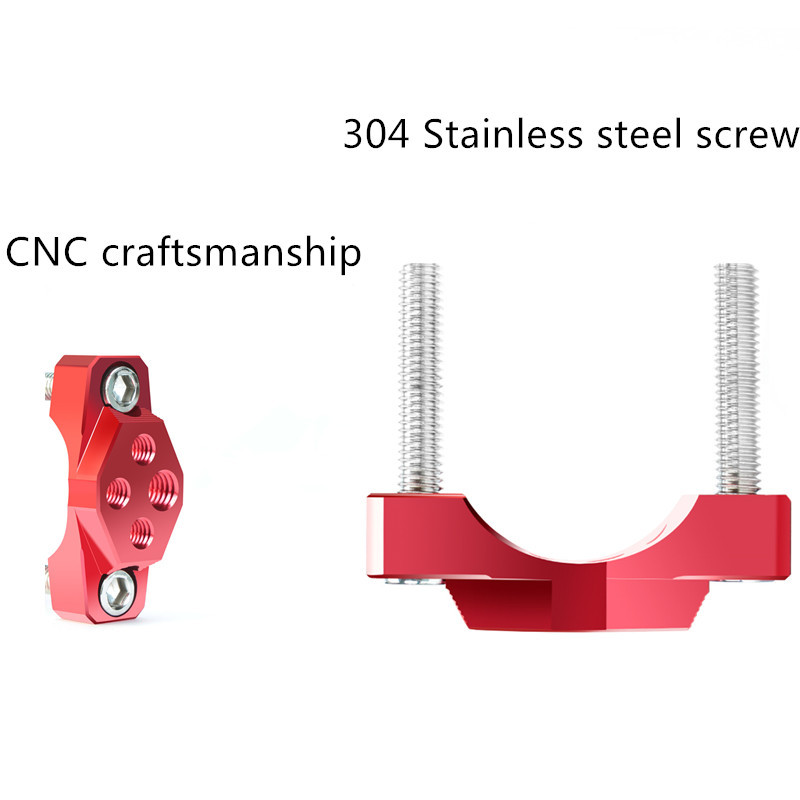 Univerzálny motocykel, bicykel, hliníkový reflektor, svetlomet, telefón, GPS, držiak riadidiel, svorka, pevný rám s čipmi