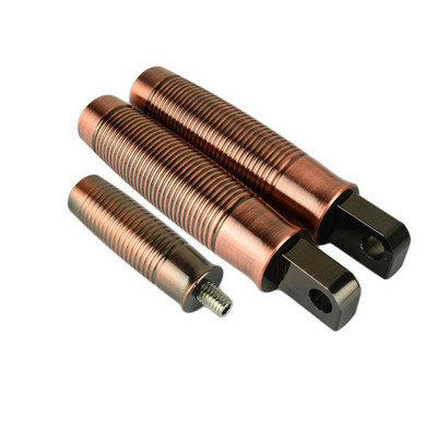 Motocykle Rukoväte na riadidlá, opierka na nohy, radiaca páka, mosadz, meď, pre Harley Sportster 883 Touring Dyna Softail Custom