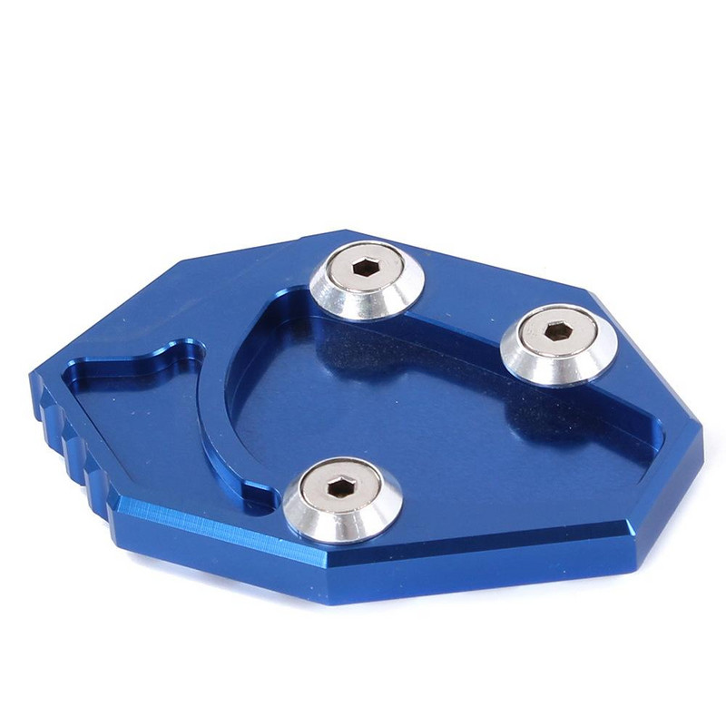 CNC alumínium motorkerékpár lábtartó oldalsó állvány hosszabbító pad lemezborítása Kawasaki GTR 1400 ZX14R Dropshippinghez