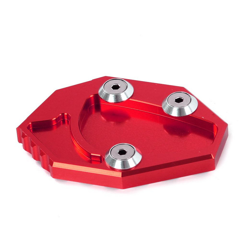 CNC alumínium motorkerékpár lábtartó oldalsó állvány hosszabbító pad lemezborítása Kawasaki GTR 1400 ZX14R Dropshippinghez