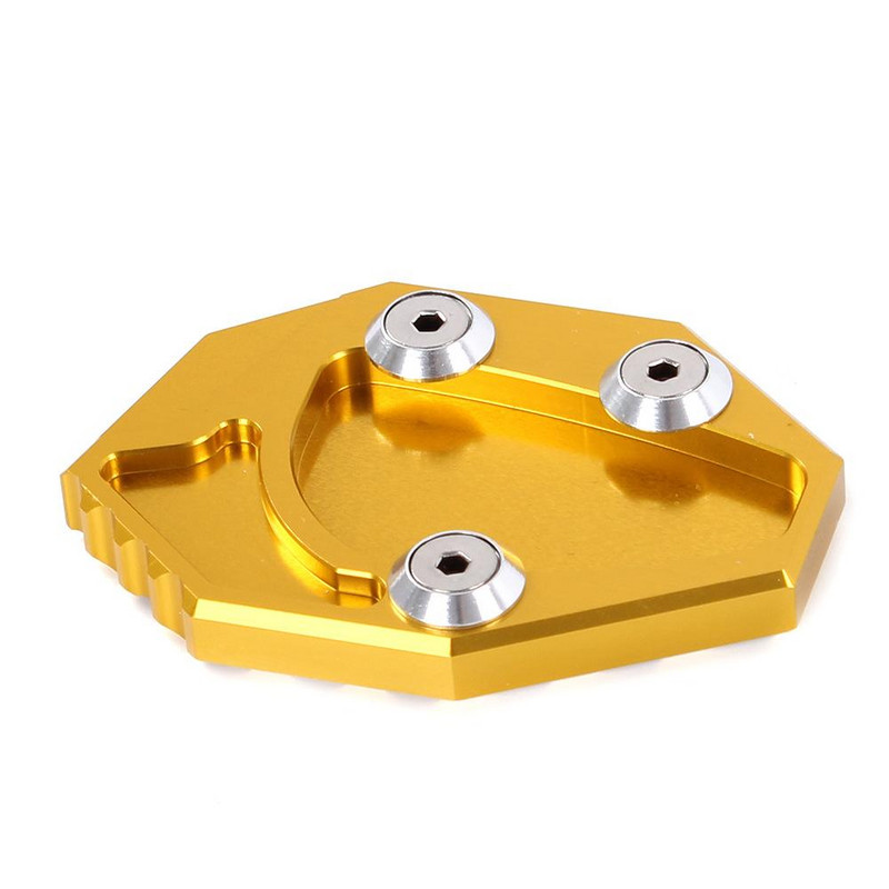 CNC alumínium motorkerékpár lábtartó oldalsó állvány hosszabbító pad lemezborítása Kawasaki GTR 1400 ZX14R Dropshippinghez