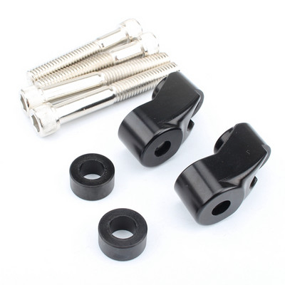 Súprava na premiestnenie smerových svetiel motocykla s chrómovými trubicami 39 mm / 49 mm, držiak predného smerového svetla pre Harley Dyna FXR Sportster