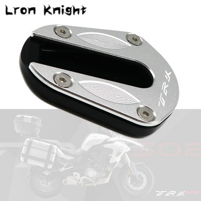 Benelli TRK502 TRK502X TRK 502 502X motorkerékpárhoz, CNC támasztó talp láb oldalsó állvány hosszabbító alátét tartólemez nagyításhoz