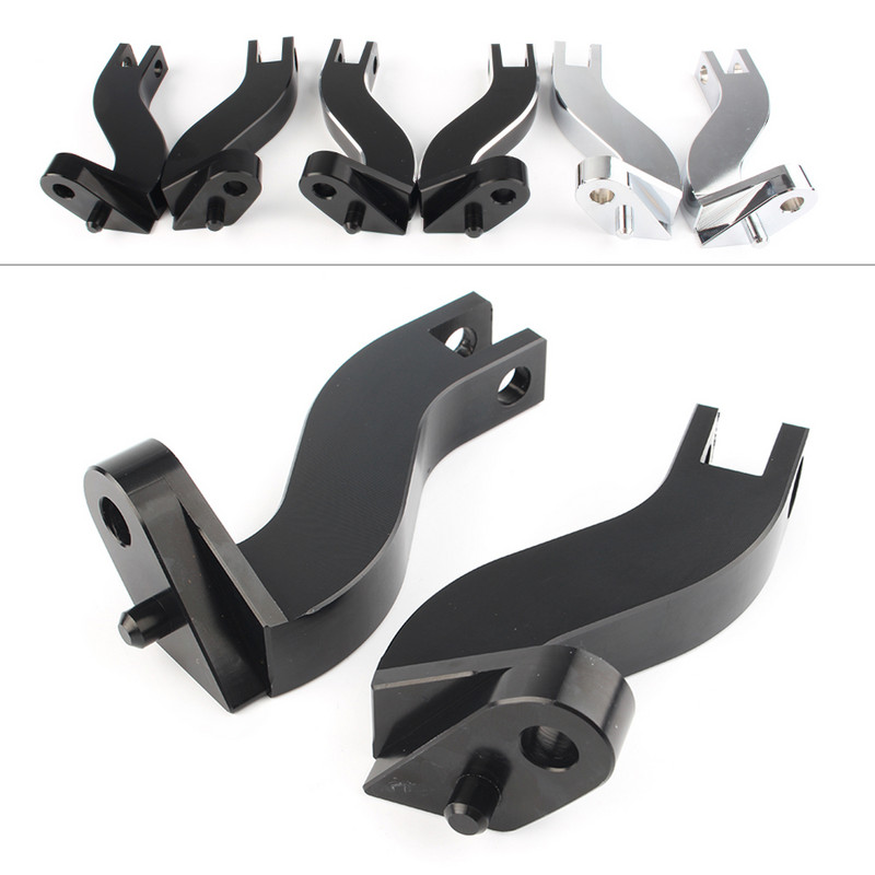 10mm súpravy na upevnenie nôh spolujazdca pre Harley Davidson Touring FLHT FLHR FLTR FLHX CVO Street Glide Road Glide Road King