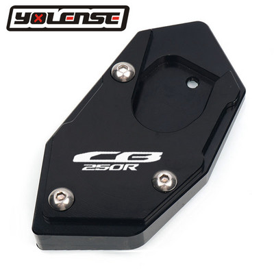 Paredzēts HONDA CB250R CB 250R CB250 R 2013-2019 Motocikla CNC statīva pēdas sānu statīva pagarinājuma atbalsta plāksnes paliktnim