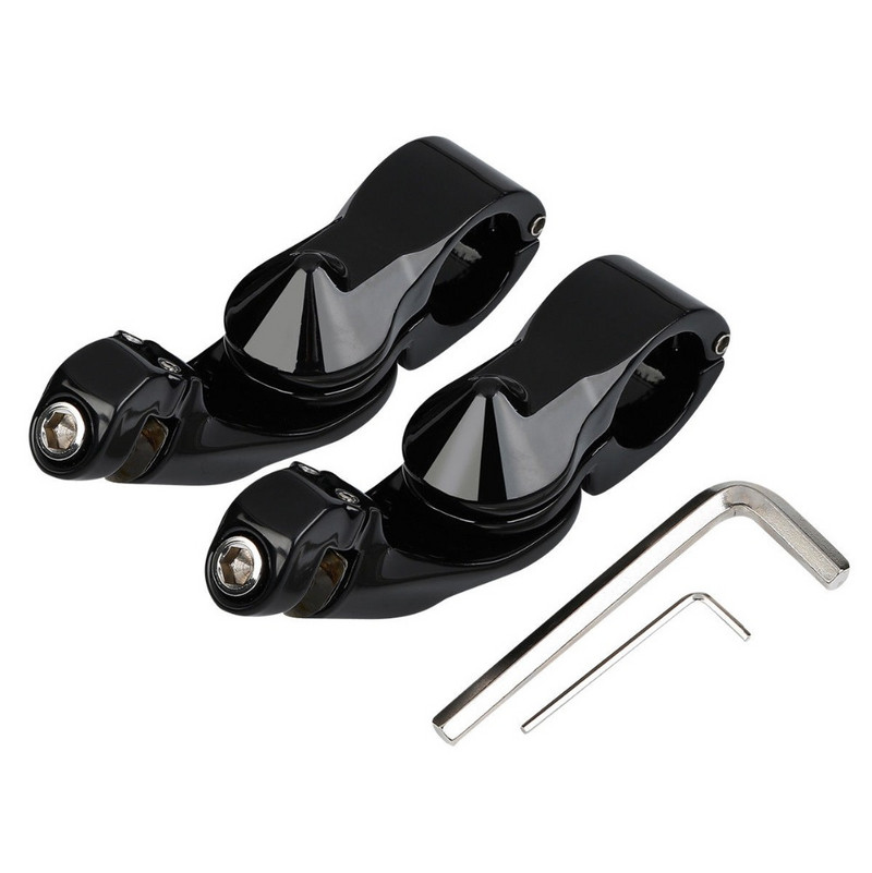 1 1/4"-es, 32 mm-es, rövid szögben állítható, autópályás rögzítőkészlet Harley Davidsonhoz