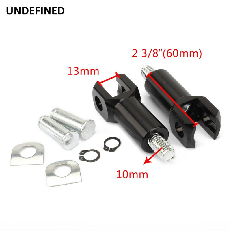 Sada na upevnenie nôh spolujazdca pre motocykel 2,25" pre Harley Softail Fat Boy Cross Bones FLSTSB 2000-2006