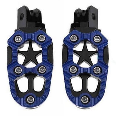 40% dropshipping!! 2 db/szett Univerzális 8 mm-es fém motorkerékpár terepjáró lábtartók pedálok lábtartók