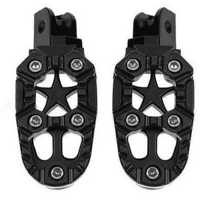 40% dropshipping!! 2 db/szett Univerzális 8 mm-es fém motorkerékpár terepjáró lábtartók pedálok lábtartók