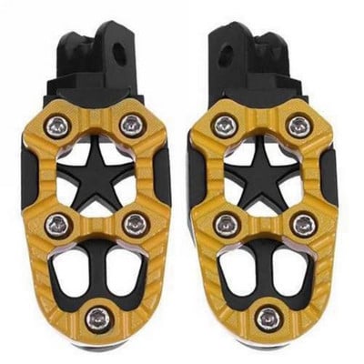 40% dropshipping!! 2 db/szett Univerzális 8 mm-es fém motorkerékpár terepjáró lábtartók pedálok lábtartók