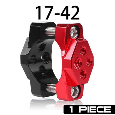 Motorkerékpár stent 17-32 mm-es konzol lökhárító bilincs Kiegészítő spotlámpa kapocs fény dekoráció módosítási kiegészítők