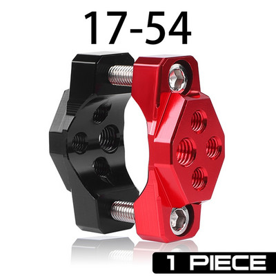 Motorkerékpár stent 17-32 mm-es konzol lökhárító bilincs Kiegészítő spotlámpa kapocs fény dekoráció módosítási kiegészítők