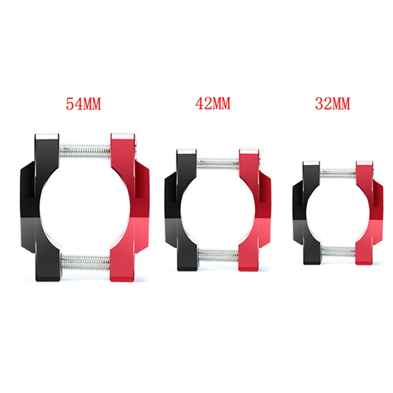 Motorkerékpár stent 17-32 mm-es konzol lökhárító bilincs Kiegészítő spotlámpa kapocs fény dekoráció módosítási kiegészítők