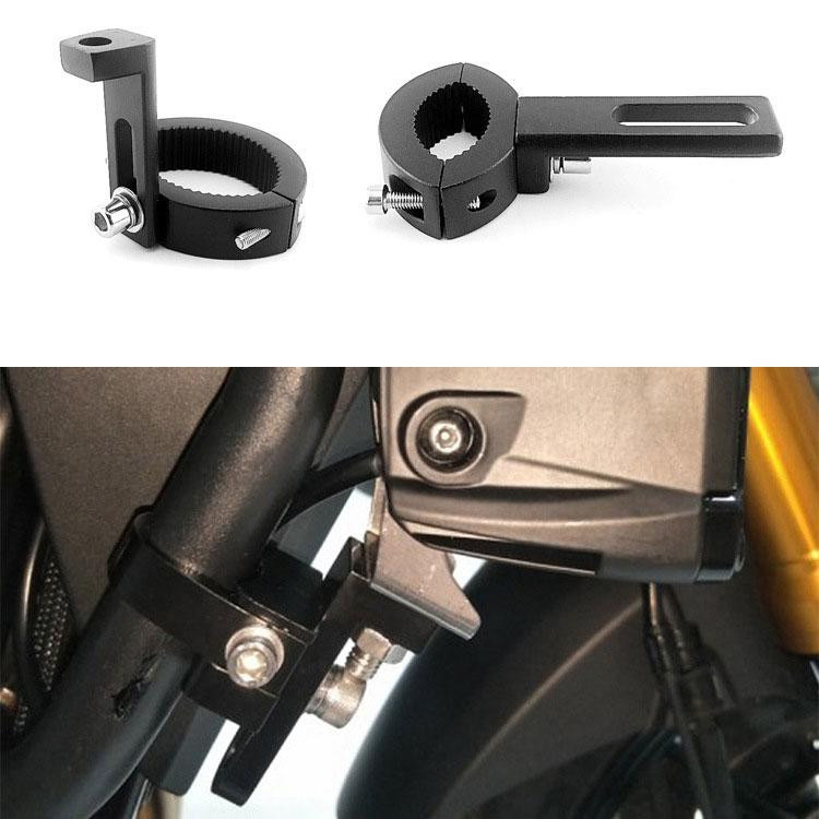 Držiak na upevnenie reflektorov pre motocyklové svetlomety, držiak svetiel, nastaviteľná svorka na vidlicu, autopríslušenstvo, veľkoobchod