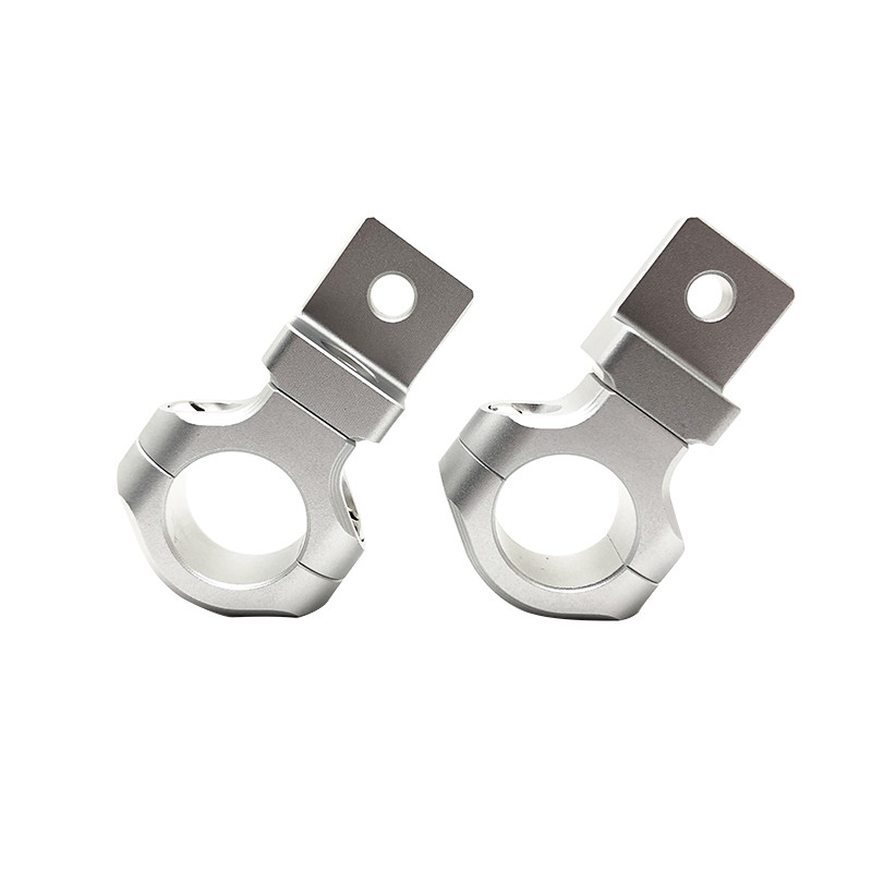 1 pár motocyklových LED pomocných hmlových svetiel, držiak 25 mm na nárazník, držiak reflektora pre BMW, HONDA, Yamaha, Suzuki