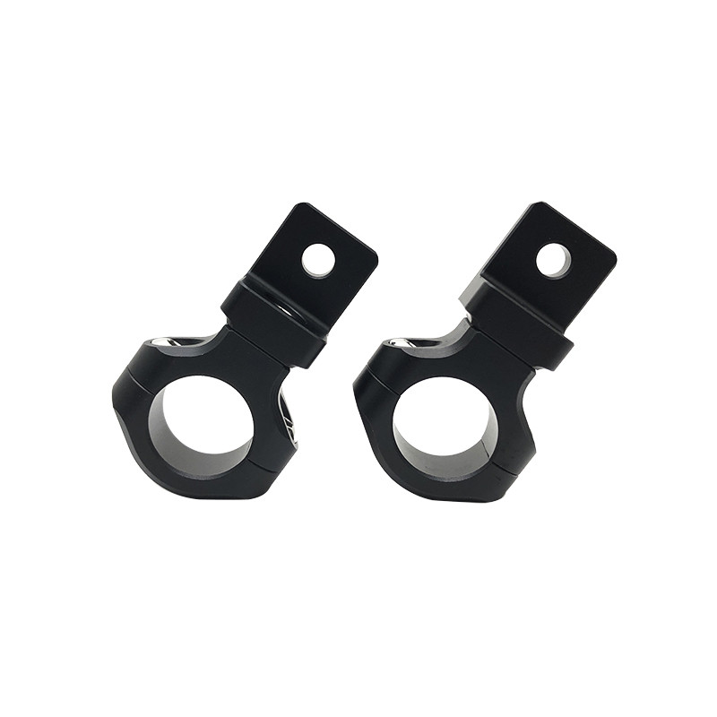 1 pár motocyklových LED pomocných hmlových svetiel, držiak 25 mm na nárazník, držiak reflektora pre BMW, HONDA, Yamaha, Suzuki