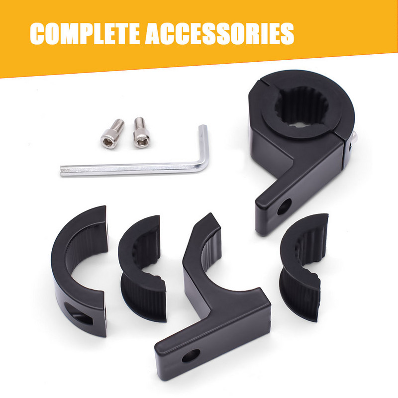 Univerzális motorkerékpár LED tartóelemek 32 mm-es szivacsbilincs Led lámpatartó rögzítőkészlet MOT spotlámpa tartó tartozékokhoz