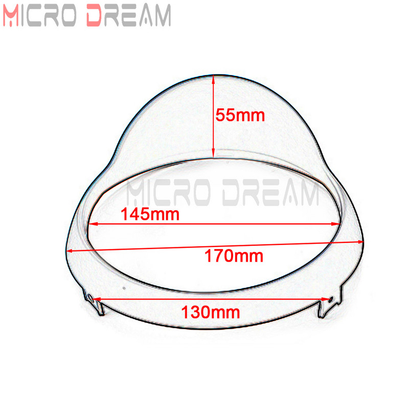 За GTS 150 200 250 300 Протектор на капака на предните фарове за мотоциклети Светлинна лампа, блокираща ръбовете на скутер Светлини Декоративна рамка на фаровете