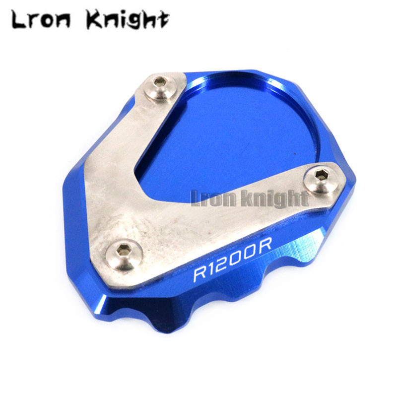Pentru BMW R1200R R1200 RR 1200 R 2006-2014 Motocicletă CNC Suport de picior Suport lateral Extensie Pad Suport Placă Mărire Stand