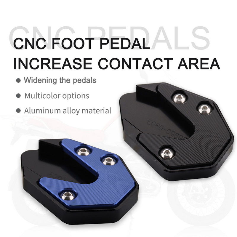 Vhodné pre motocykle HONDA FORZA 300 250 NSS350 2018-2020, predĺženie bočného stojana, podperná doska z CNC hliníkovej zliatiny