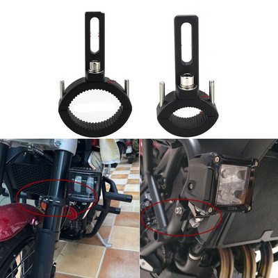 Držiak na motocyklové svetlomety 20 mm - 30 mm 38 mm - 6 mm, sada svoriek na trubice pre držiak motocyklových svetiel