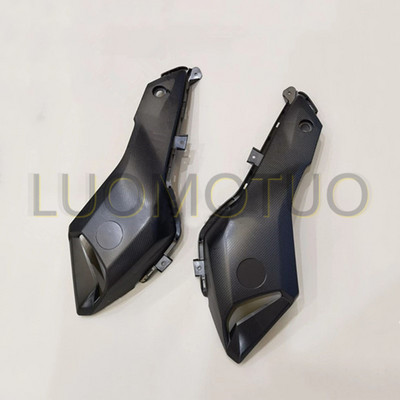 Első tartály oldalsó burkolat Yamaha FZ-07 MT-07 motorkerékpár ABS befecskendező készlethez FZ07 MT07 2014 2015 2016 matt fekete karbon előlap