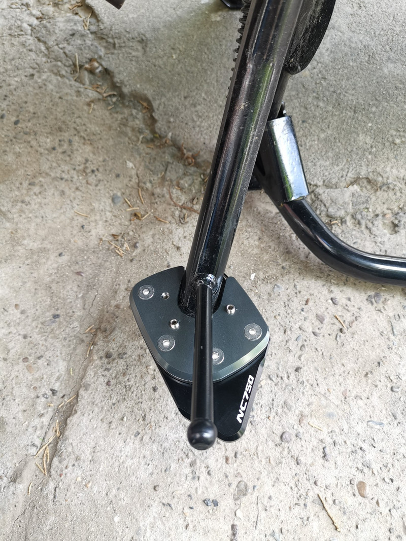 HONDA NC750X NC 750X NC750 X 2017-2019 motorkerékpárhoz, CNC kitámasztó láb oldalsó állvány hosszabbító alátét tartólemeze nagyító állvány