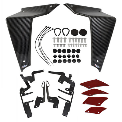 Első aerodinamikai oldalsó légterelő fix szárnyas burkolat szárnyak díszburkolat Yamaha MT-09 MT09 SP 2021 2022 2023-hoz