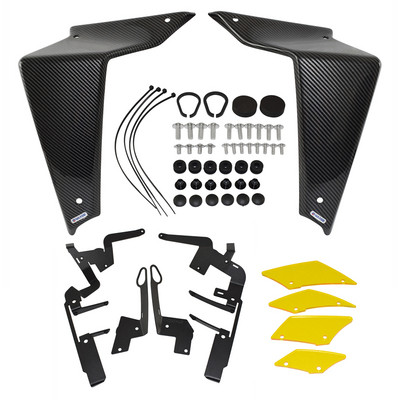 Első aerodinamikai oldalsó légterelő fix szárnyas burkolat szárnyak díszburkolat Yamaha MT-09 MT09 SP 2021 2022 2023-hoz