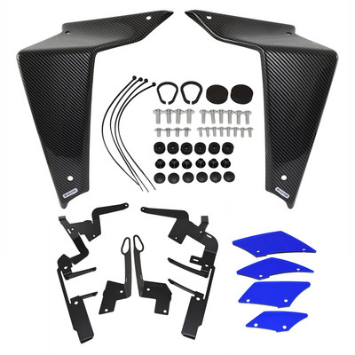 Első aerodinamikai oldalsó légterelő fix szárnyas burkolat szárnyak díszburkolat Yamaha MT-09 MT09 SP 2021 2022 2023-hoz