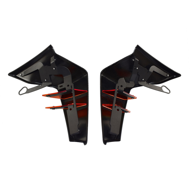 Első aerodinamikai oldalsó légterelő fix szárnyas burkolat szárnyak díszburkolat Yamaha MT-09 MT09 SP 2021 2022 2023-hoz