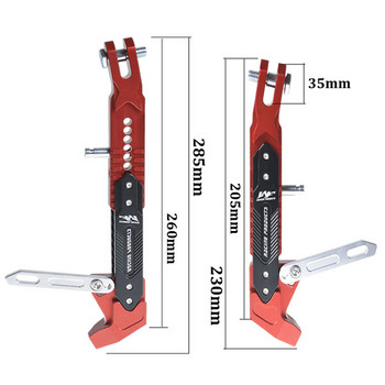 Модифицирана мотоциклетна половинка с CNC опора Стойка за крака Подпора за пета Стойка за паркиране За YAMAHA NMAX 155 2015-2019 N-MAX 125 150