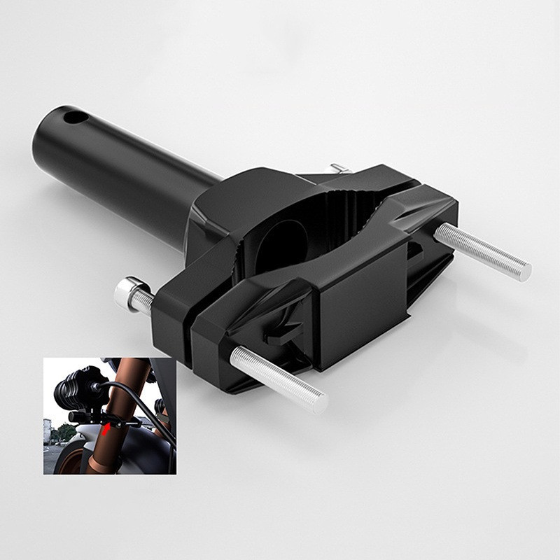 Universaalne mootorratta kronsteini kaitseraua kinnitusklamber Mootorratta esitulede kinnitusklamber Reguleeritav LED-tulede kronsteini hoidiku tugi