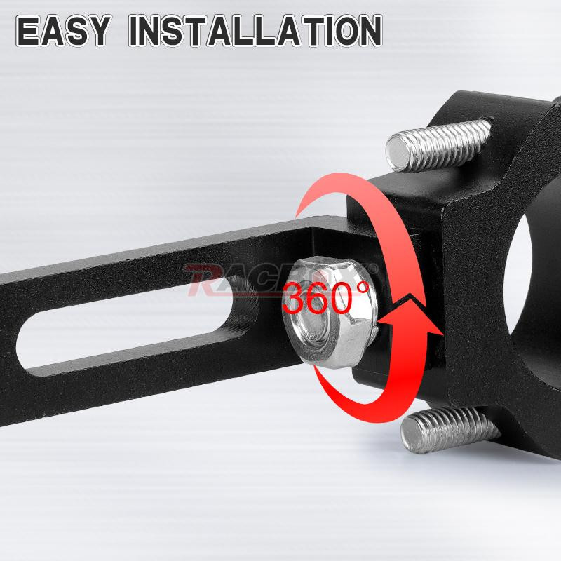 Držiak na svetlomety motocykla, držiak svetlometov pre motocykle, nastaviteľná svorka na montáž svetlometov pre vidlicu motocykla 22 mm - 31 mm