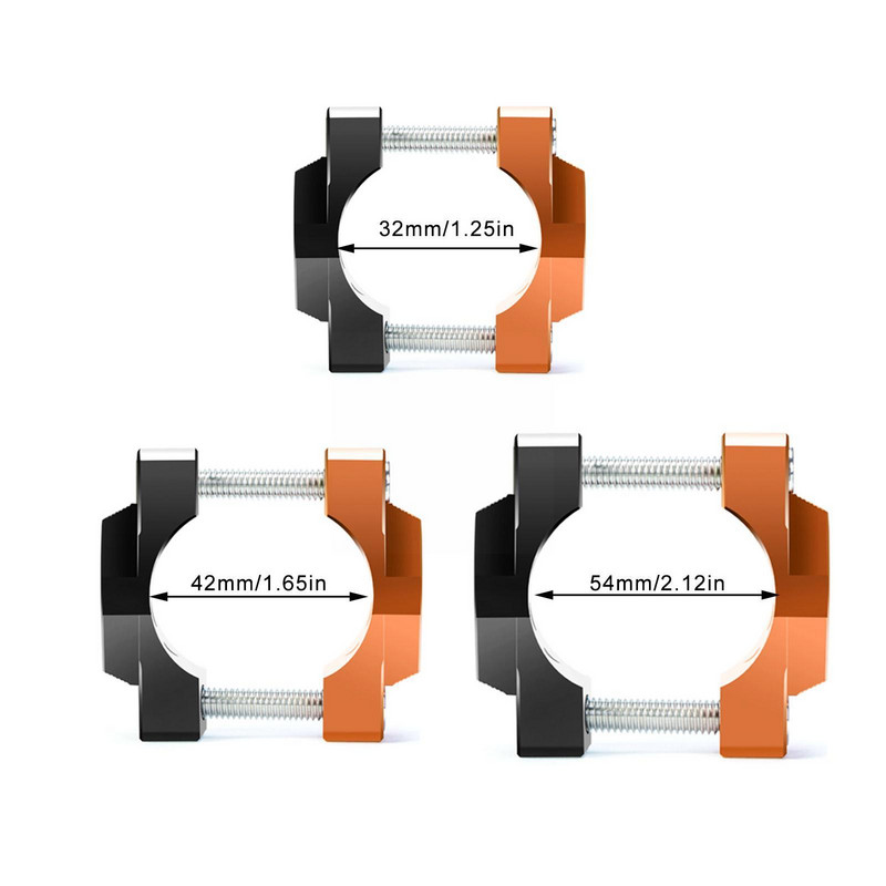 Motocyklové príslušenstvo, svietidlá 32 mm 42 mm 54 mm, reflektor, držiak stentu na nárazník, pomocná svorka na riadidlá A9E2