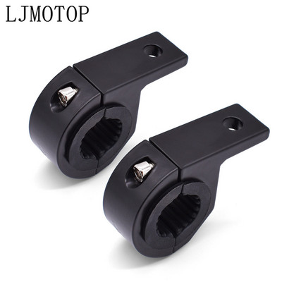 Svorky na motocyklové LED svetlomety, držiaky, súprava na upevnenie trubicových svoriek, príslušenstvo pre motocyklové reflektory alebo hmlové svetlá, motocykel