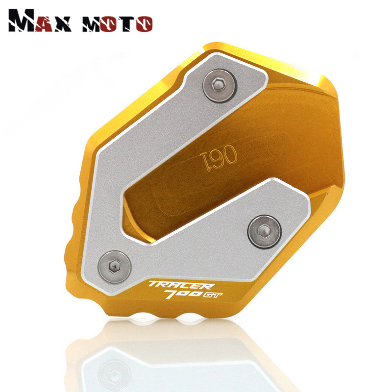 A YAMAHA MT 07 XSR 700 Tracer 700GT FZ07 2020 2019 2018 motorkerékpár lábtartó láb oldalsó állvány hosszabbító betét tartólemezéhez