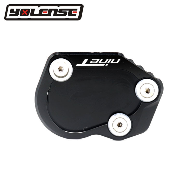 Motorkerékpár támasztó láb oldalsó állvány hosszabbító párna tartólemeze Nagyítás BMW R Nine TR nineT Rnine T RNINET 2014 - 2016